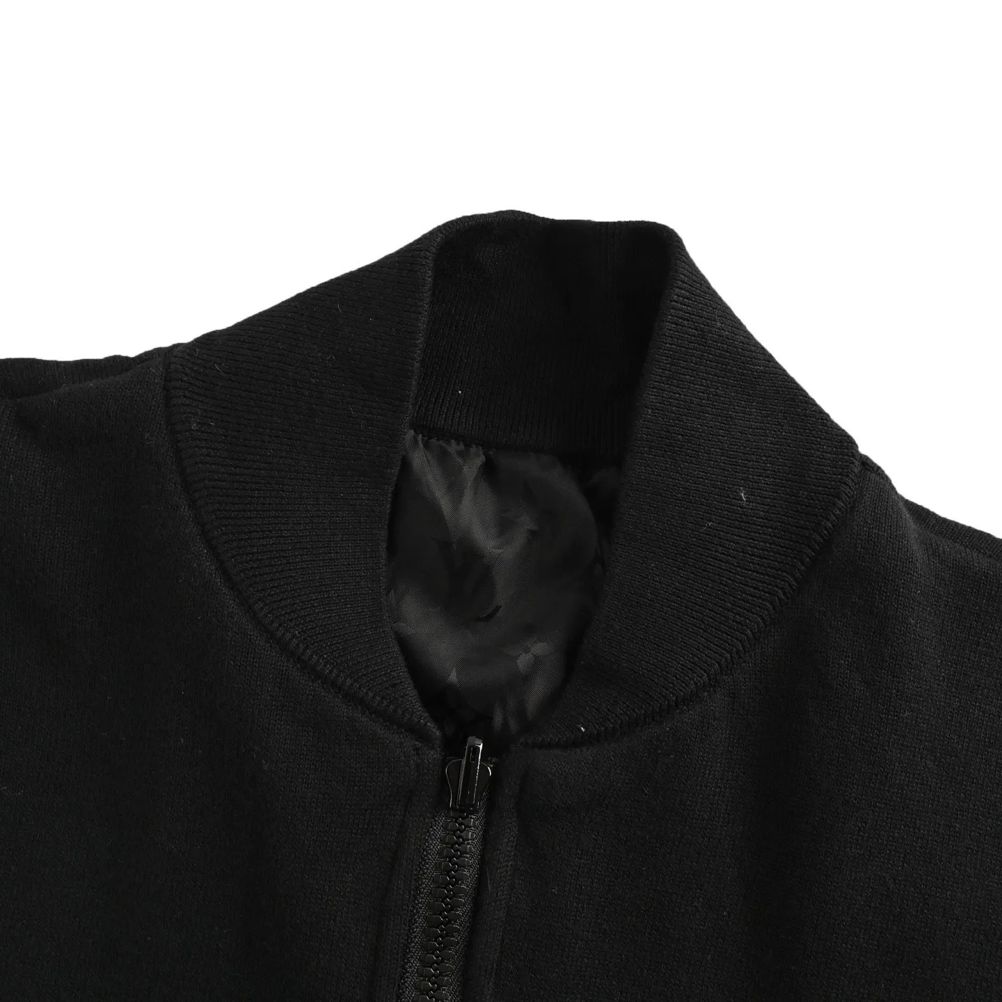 Louis Vuitton/Louis Vuitton 25Fw dark pattern old flower stitching double-sided sweater jacket